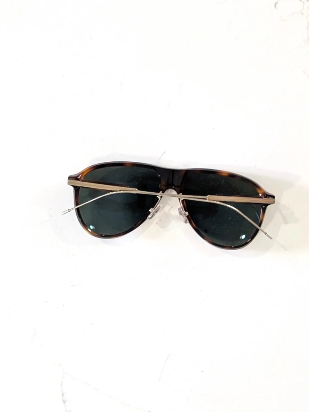 NWT Brunello Cucinelli Pilot Sunglasses Havana Classic Dark Green Polarized $930